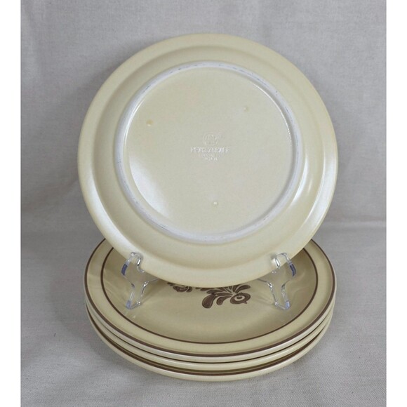Vintage Pfaltzgraff Village Dinner Plates – Set of 4 (Early 1980s Mark) - Picture 2 of 8